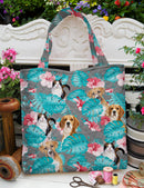 Personalized Upload Pet Photo Quilted Tote Bag TL25092302