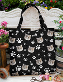 Personalized Upload Photo Dog Cat Quilted Tote Bag HM16092301