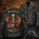 Personalized Biker Custom Leather Jacket SN16072501