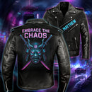 Personalized Cyberpunk Custom Leather Jacket SN21072501