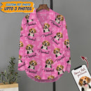 Upload Pet Photos Cotton And Linen Casual Shirt HM14092301