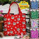 Personalized Upload Photo Dog Cat Quilted Tote Bag HM16092301