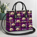 Personalized Custom Pet Photo Christmas Leather Bag HM22092301