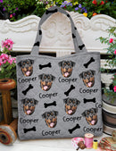Personalized Upload Pet Photo Quilted Tote Bag TL22092301