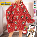 Personalized Upload Photo Dog Cat Hoodie Blanket TL11082302HB