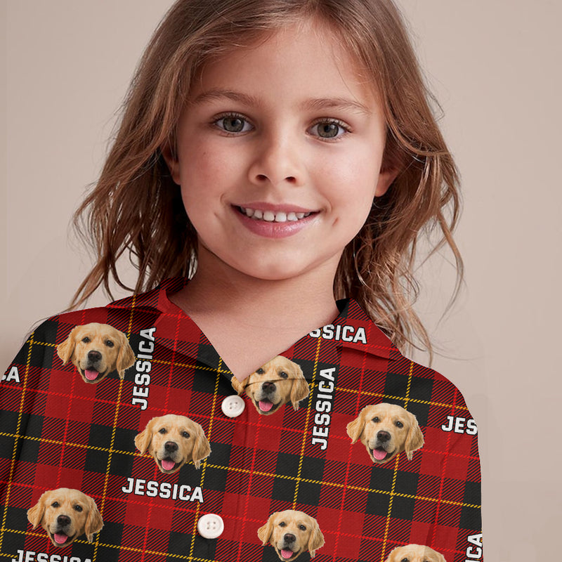 Personalized Custom Photo Dog Cat Christmas Pajamas HN091101PJ
