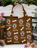 Personalized Upload Pet Photo Quilted Tote Bag TL22092301