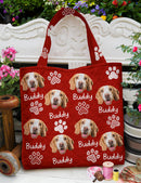Personalized Upload Pet Photo Quilted Tote Bag TL22092301