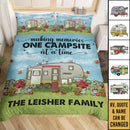 Personalized Happy Campers Camping Bedding Sets TL08092301BS