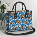 Personalized Custom Pet Photo Camo Background Leather Bag HM25092301
