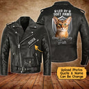 Personalized Cat Lover Custom Leather Jacket SN14072501