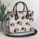 Personalized Custom Pet Photo Camo Background Leather Bag HM25092301