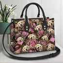 Personalized Custom Pet Photo Camo Background Leather Bag HM25092301