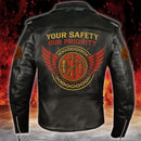 Personalized Firefighter Custom Leather Jacket SN15072501