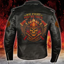Personalized Firefighter Custom Leather Jacket SN15072501