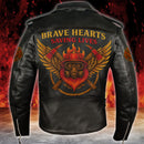Personalized Firefighter Custom Leather Jacket SN15072501