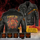 Personalized Firefighter Custom Leather Jacket SN15072501