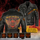 Personalized Firefighter Custom Leather Jacket SN15072501