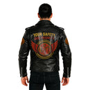 Personalized Firefighter Custom Leather Jacket SN15072501