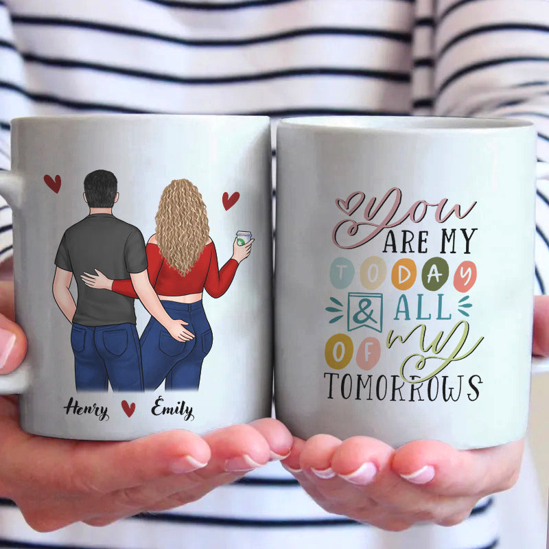 With You By My Side Couple Personalized Custom Mug TN09042401