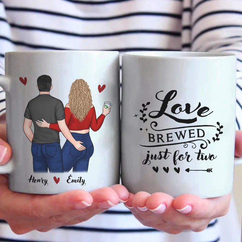 With You By My Side Couple Personalized Custom Mug TN09042401