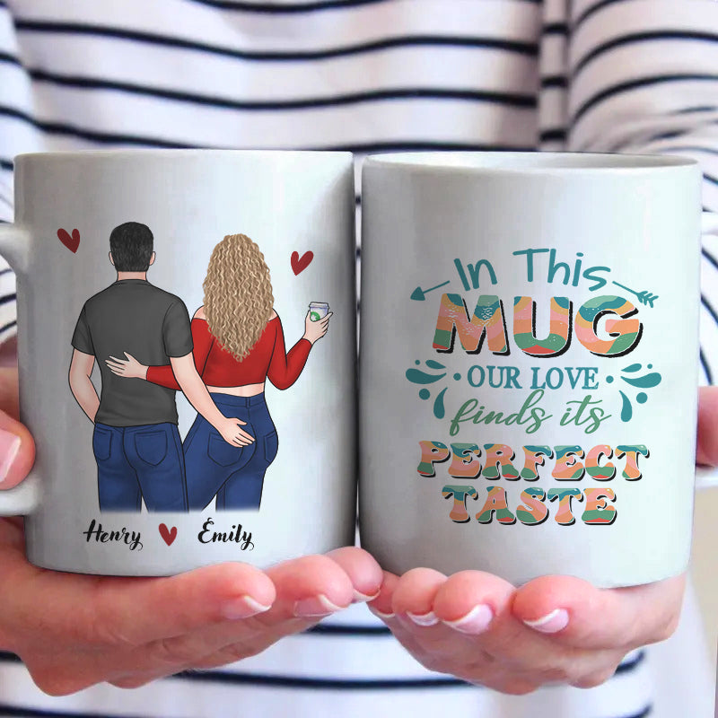 With You By My Side Couple Personalized Custom Mug TN09042401