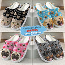 Personalized Custom Photo Dog Cat Plush Slippers TL21082301S