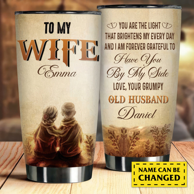 Personalized To My Wife Couple Anniversary Tumbler CD010424