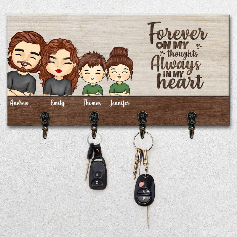 Home Is Where The Keys Are Family Personalized Custom Key Hanger CD030424