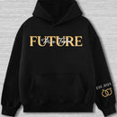 Personalized Wife Fiancee Ring On Sleeve Anniversary Gift Wifey Sweatshirt DT040424