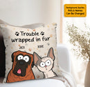 Personalized Dog Cat Decorative Pillow For Pet Lover HM050424