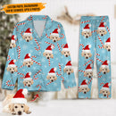 Personalized Custom Photo Christmas Dog Pajamas HN191001PJ