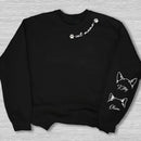 Personalized Dog and Cat Custom Unisex Sweatshirt With Design On Sleeve DT03042401