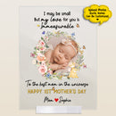 Personalized Upload Photo Happy 1st Mother's Day Acrylic Plaque HM150424