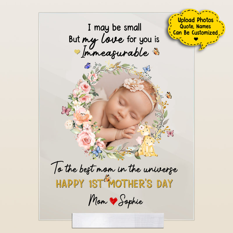 Personalized Upload Photo Happy 1st Mother's Day Acrylic Plaque HM150424