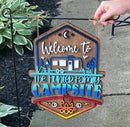 Personalized Welcome To Our Campsite Yard Stake HN070901YS