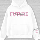 Personalized Wife Fiancee Ring On Sleeve Anniversary Gift Wifey Sweatshirt DT040424