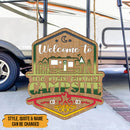 Personalized Welcome To Our Campsite Yard Stake HN070901YS