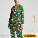 Personalized Custom Photo Christmas Dog Pajamas HN191001PJ