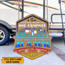 Personalized Welcome To Our Campsite Yard Stake HN070901YS