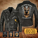 Personalized Dog Lover Custom Leather Jacket SN11072501