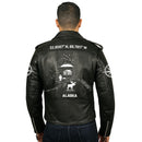 Personalized American State Custom Leather Jacket SN10072501