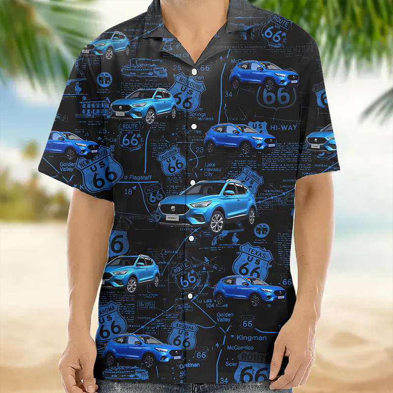 Upload Car Photo High Quality Unisex Hawaiian Shirt For Men And Women TL23032301Y