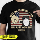 Personalized Best Cat Dad Ever - Gift for Dad Shirt TL221202TS