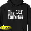 Personalized The Catfather Personalized Custom Cat Dad Shirt TL021101TS