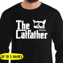 Personalized The Catfather Personalized Custom Cat Dad Shirt TL021101TS