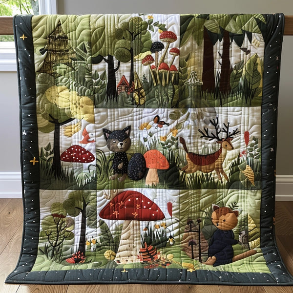 Woodland Whimsy TAI080324025 Quilt Blanket