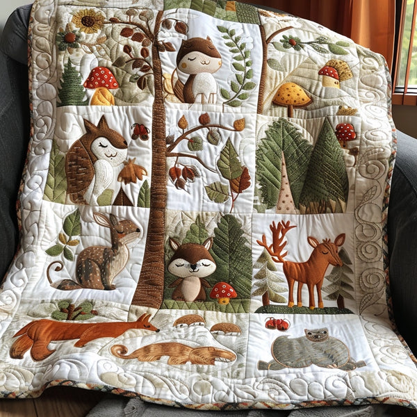 Woodland Whimsy TAI080324040 Quilt Blanket