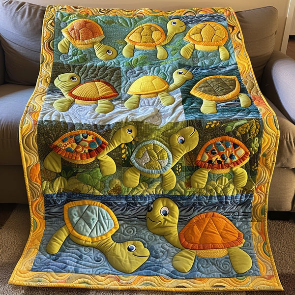 Turtle TAI080324019 Quilt Blanket