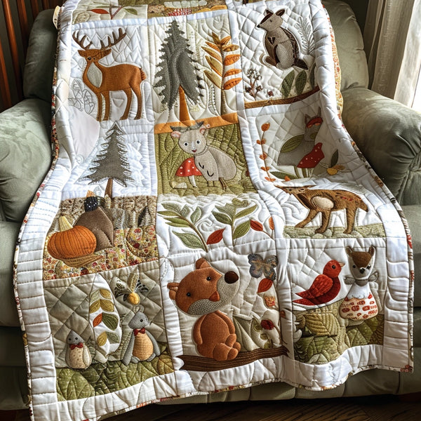 Woodland Whimsy TAI080324023 Quilt Blanket
